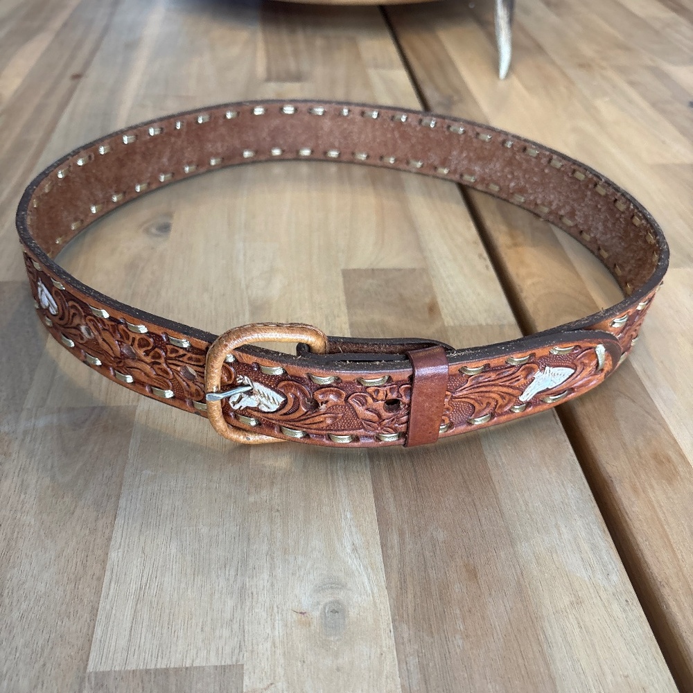 Vintage Cintos imperial Leather belt